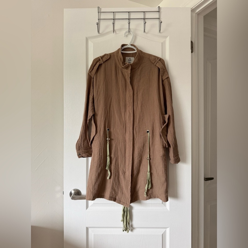 UNIF x Urban Outfitters cotton trench coat